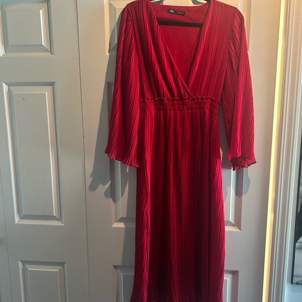 Zara Vibrant Red Dress